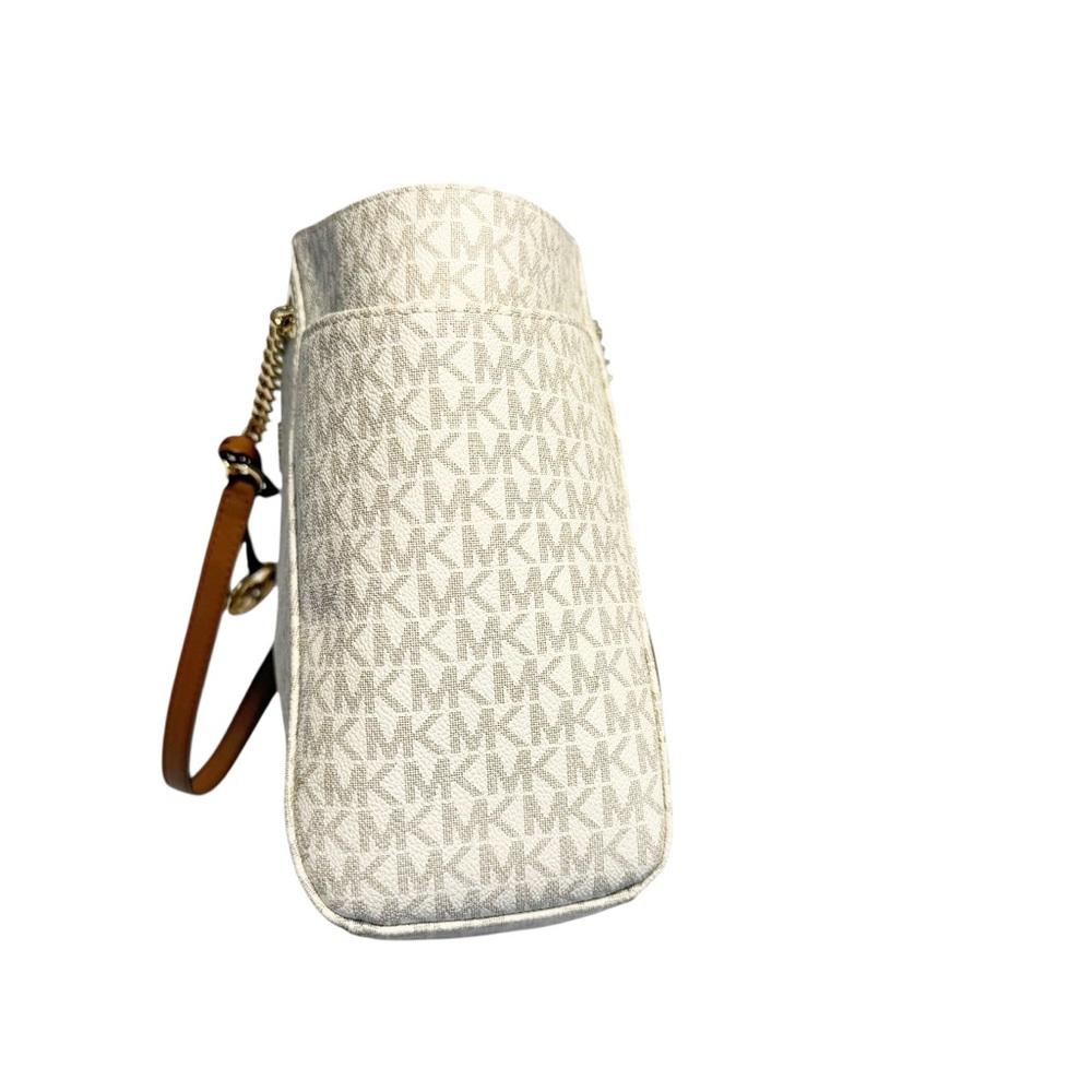 Michael Kors Jet Set Large Signature Logo‎ Shoulder Bag - Picture 9 of 11